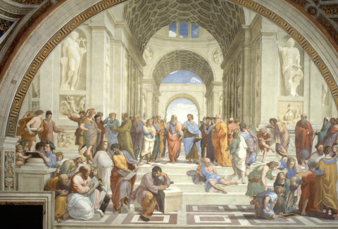 Scuola di Atene - Raffaello.001