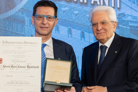 Premiazione con Pres Mattarella