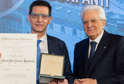 Premiazione con Pres Mattarella